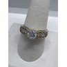 925 Sterling Silver & CZ Ring Size 9.5