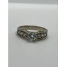 925 Sterling Silver & CZ Ring Size 9.5