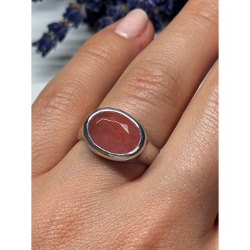 Vintage 925 Sterling Silver Agate Ring Size 7