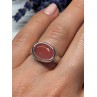 Vintage 925 Sterling Silver Agate Ring Size 7