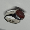 Vintage 925 Sterling Silver Agate Ring Size 7