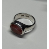 Vintage 925 Sterling Silver Agate Ring Size 7