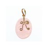 925 STERLING SILVER MORGANITE PENDANT