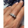 925 Sterling Silver CZ Ring Size 7.5
