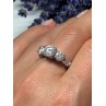 925 Sterling Silver CZ Ring Size 7.5
