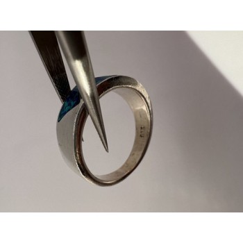 925 Sterling Silver & Opal Ring Size 7