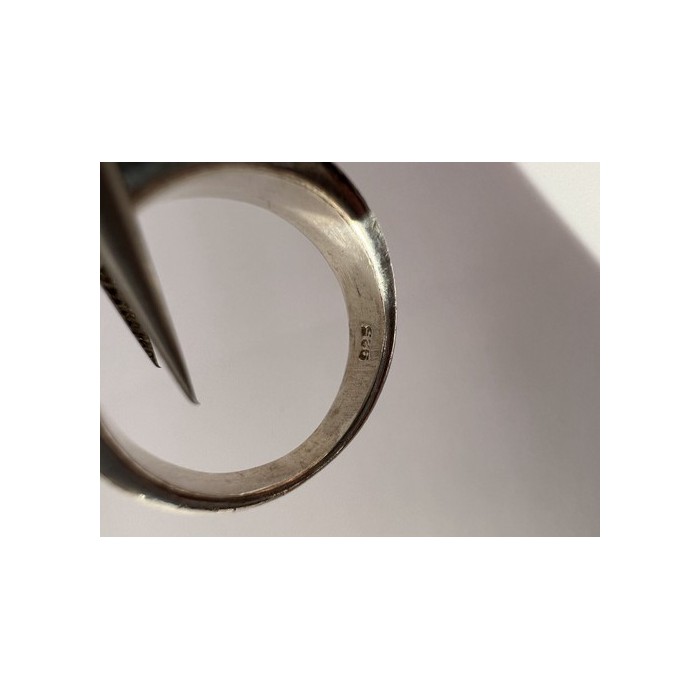 925 Sterling Silver & Opal Ring Size 7