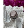 925 Sterling Silver Morganite & Pink Spinel Ring Size 7