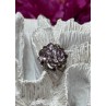 925 Sterling Silver Amethyst & Marcasite Ring Size 5