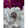 925 Sterling Silver Amethyst & Marcasite Ring Size 5