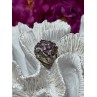 925 Sterling Silver Amethyst & Marcasite Ring Size 5