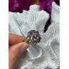 925 Sterling Silver Amethyst & Marcasite Ring Size 5