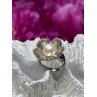 925 STERLING SILVER PEARL & WHITE SAPPHIRE 