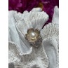 925 STERLING SILVER PEARL & WHITE SAPPHIRE 