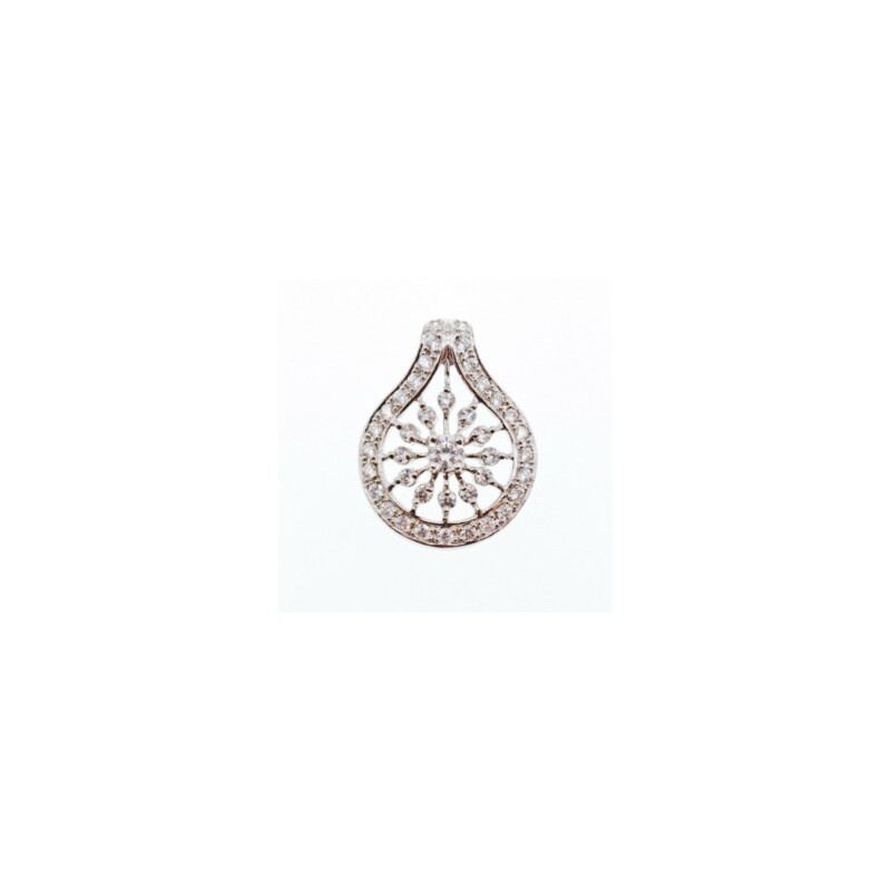 925 Sterling Silver CZ Pendant