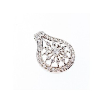 925 Sterling Silver CZ Pendant