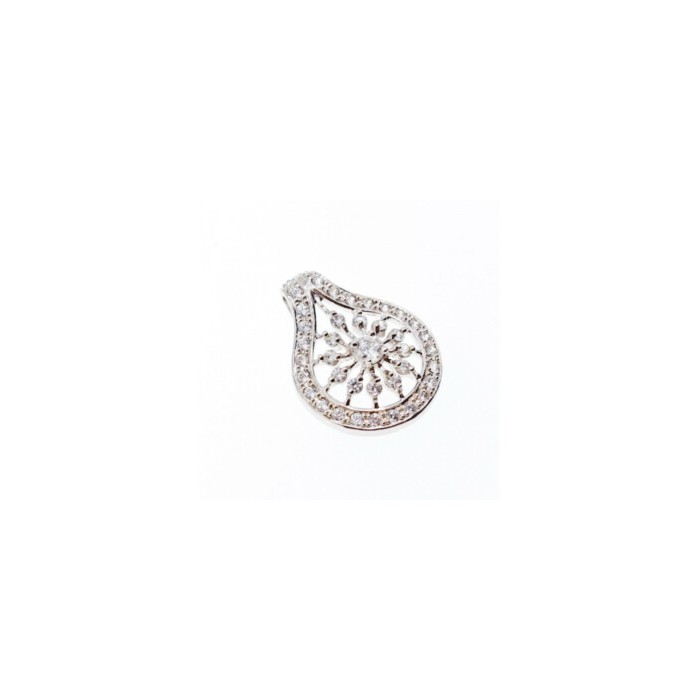 925 Sterling Silver CZ Pendant