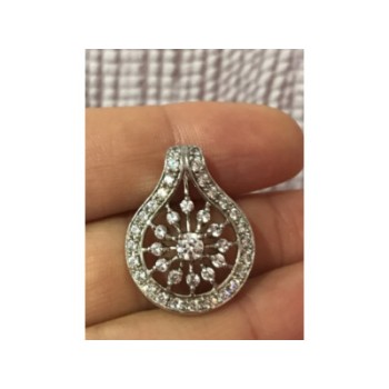 925 Sterling Silver CZ Pendant