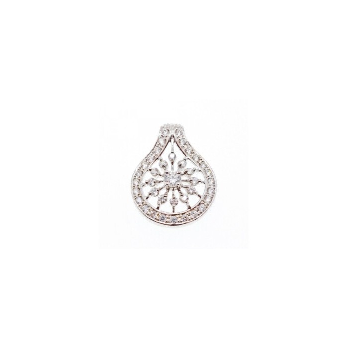 925 Sterling Silver CZ Pendant