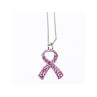 925 Sterling Silver Pink CZ Pendant