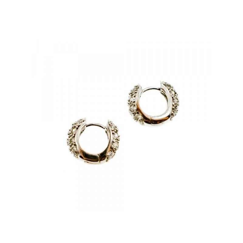 925 Sterling Silver CZ Earrings