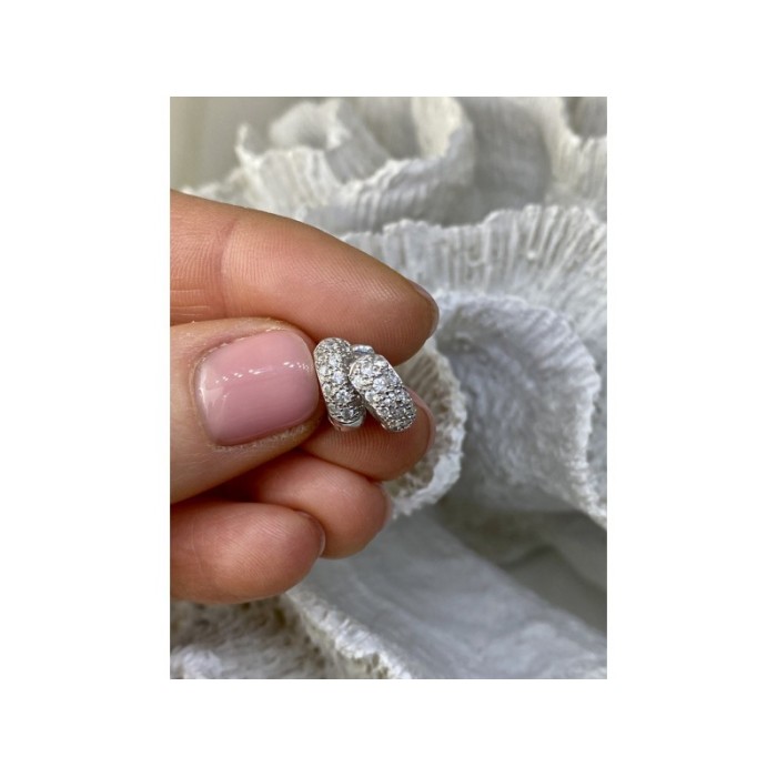 925 Sterling Silver CZ Earrings