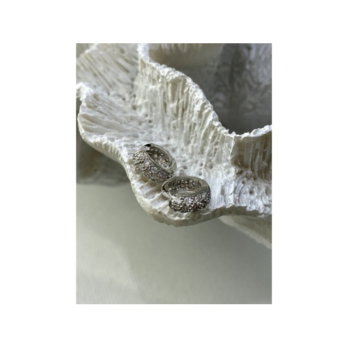 925 Sterling Silver CZ Earrings