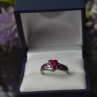 925 Sterling Silver Pink Topaz 