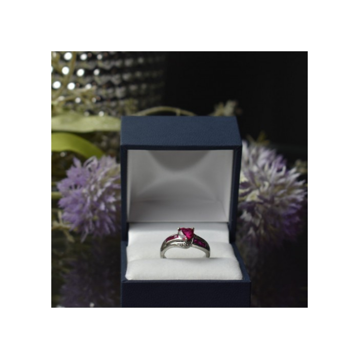 925 Sterling Silver Pink Topaz 