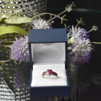 925 Sterling Silver Pink Topaz 