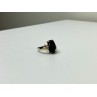 925 Sterling Silver Gold Plated Black Onyx Ring Size 8.5