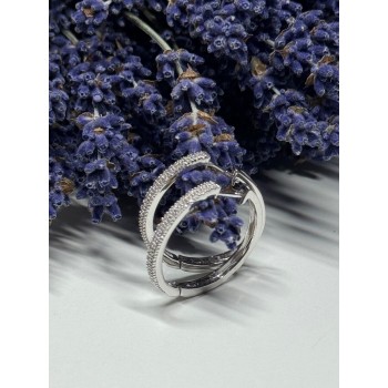 925 Sterling Silver CZ Earrings