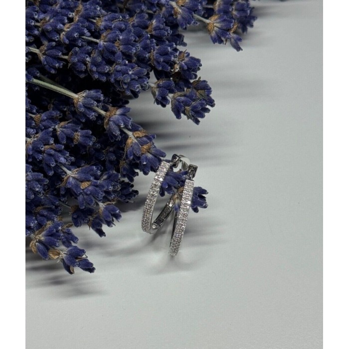 925 Sterling Silver CZ Earrings