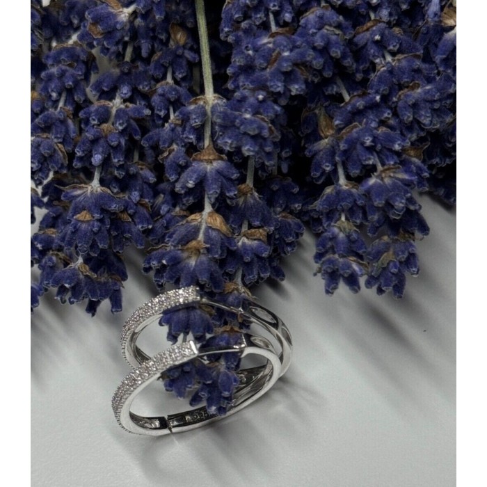 925 Sterling Silver CZ Earrings