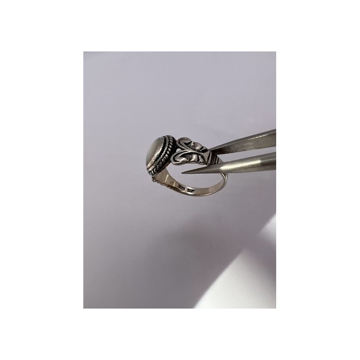 925 STERLING SILVER MOTHER OF PEARL RING SIZE 6