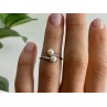 925 Sterling Silver Pearls Ring Size 5