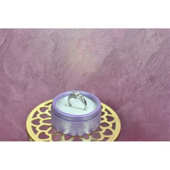 925 Sterling Silver White/colorless Spinel Ring Size 6.5