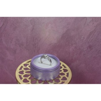 925 Sterling Silver White/colorless Spinel Ring Size 6.5