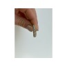 925 Sterling Silver Gold Plated White CZ Ring Size 7