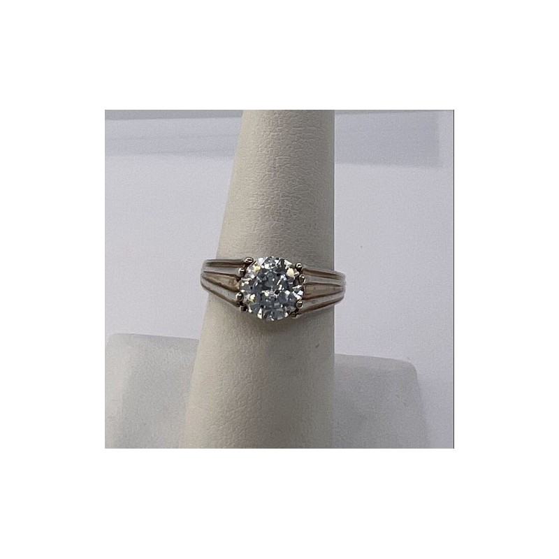 925 Sterling Silver & CZ Ring Size 6.5