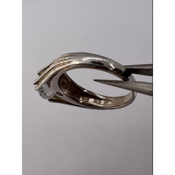 925 Sterling Silver & CZ Ring Size 6.5