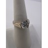 925 Sterling Silver & CZ Ring Size 6.5