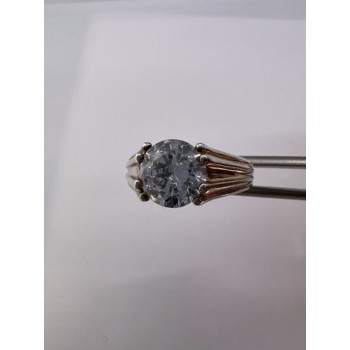 925 Sterling Silver & CZ Ring Size 6.5
