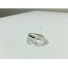 925 Sterling Silver Band Ring Size 8.5 Italy