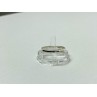 925 Sterling Silver Band Ring Size 8.5 Italy