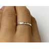 925 Sterling Silver Band Ring Size 8.5 Italy