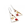 925 Sterling Silver Hessonite & Heliodor Earrings