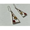 925 Sterling Silver Hessonite & Heliodor Earrings