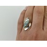 925 Sterling Silver Haliotis Ring Size 6.5