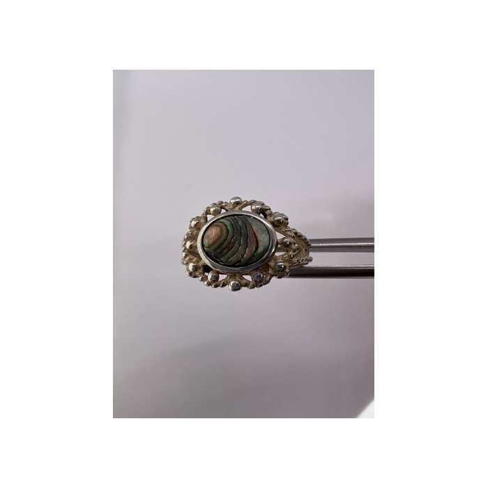 925 STERLING SILVER MOTHER OF PEARL RING SIZE 6.5